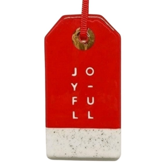 Starbucks Joy Full Ceramic Christmas Ornament Gift Tag - Picture 4 of 4